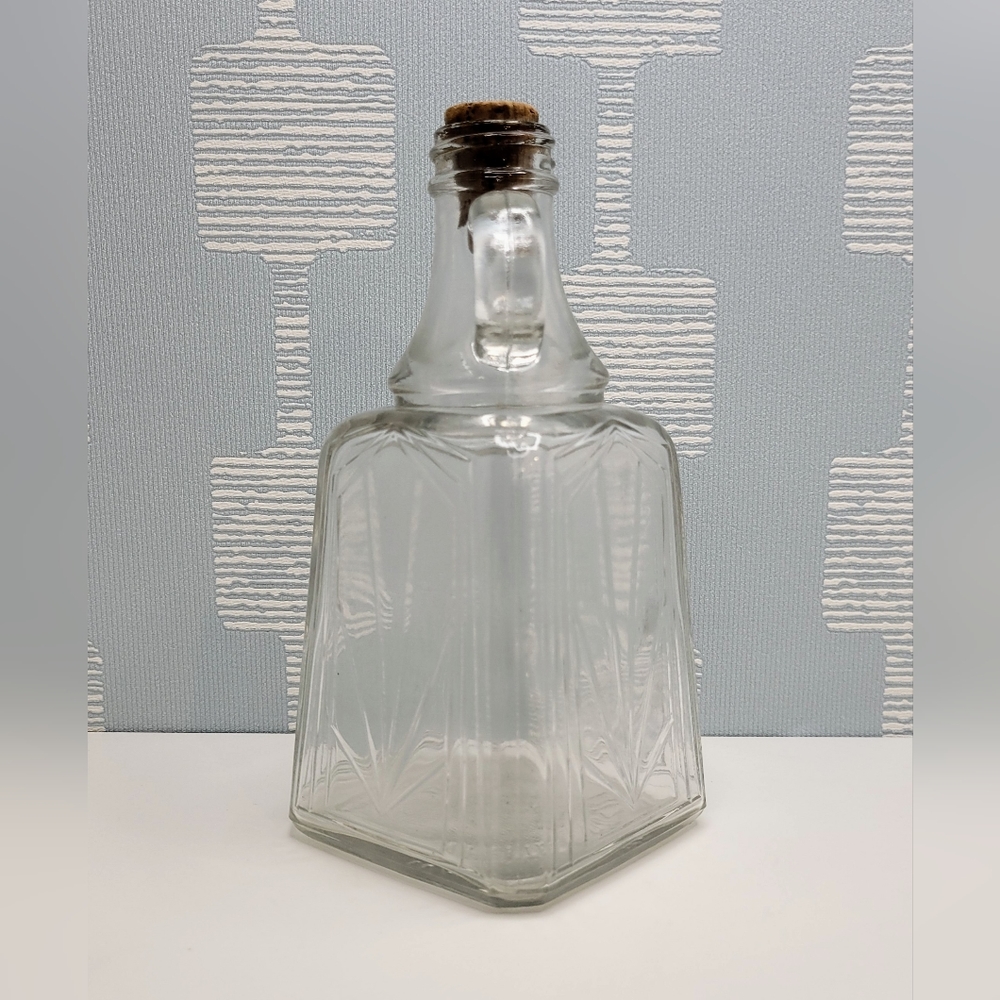 Vintage 1920s WHITE HOUSE Vinegar Cruet Bottle - HUNTINGTON WEST VIRGINIA